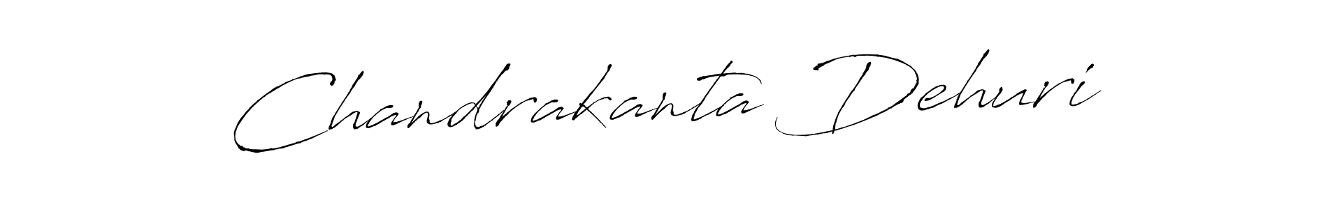 How to make Chandrakanta Dehuri name signature. Use Antro_Vectra style for creating short signs online. This is the latest handwritten sign. Chandrakanta Dehuri signature style 6 images and pictures png