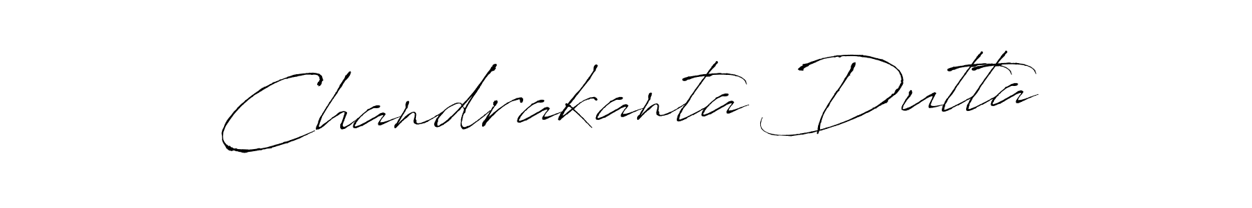 How to make Chandrakanta Dutta name signature. Use Antro_Vectra style for creating short signs online. This is the latest handwritten sign. Chandrakanta Dutta signature style 6 images and pictures png