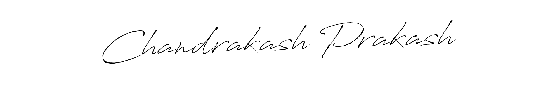 Chandrakash Prakash stylish signature style. Best Handwritten Sign (Antro_Vectra) for my name. Handwritten Signature Collection Ideas for my name Chandrakash Prakash. Chandrakash Prakash signature style 6 images and pictures png
