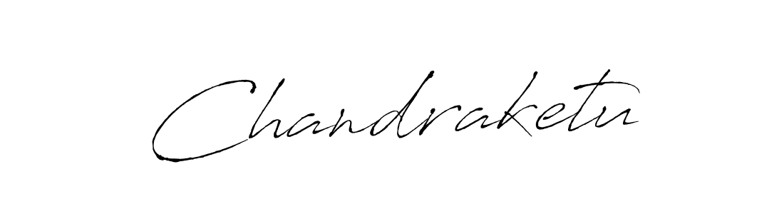 How to make Chandraketu signature? Antro_Vectra is a professional autograph style. Create handwritten signature for Chandraketu name. Chandraketu signature style 6 images and pictures png