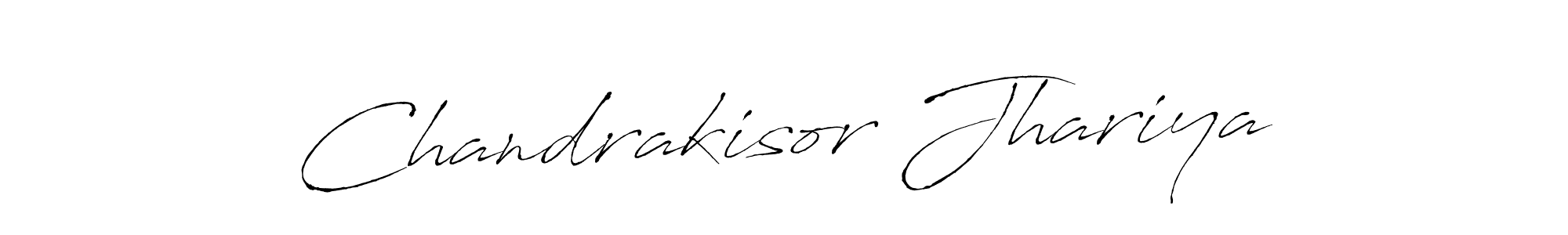 Also You can easily find your signature by using the search form. We will create Chandrakisor Jhariya name handwritten signature images for you free of cost using Antro_Vectra sign style. Chandrakisor Jhariya signature style 6 images and pictures png