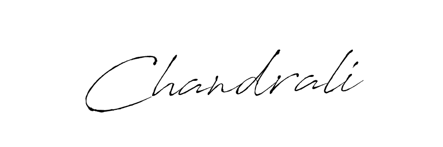 Chandrali stylish signature style. Best Handwritten Sign (Antro_Vectra) for my name. Handwritten Signature Collection Ideas for my name Chandrali. Chandrali signature style 6 images and pictures png