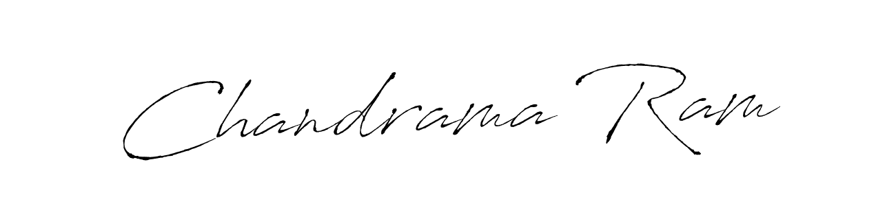 Design your own signature with our free online signature maker. With this signature software, you can create a handwritten (Antro_Vectra) signature for name Chandrama Ram. Chandrama Ram signature style 6 images and pictures png