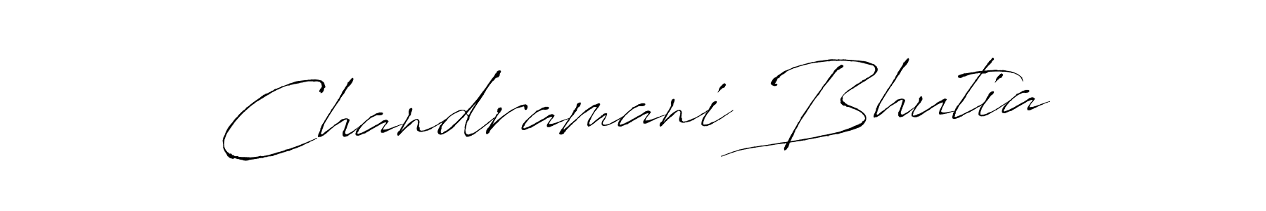 How to make Chandramani Bhutia signature? Antro_Vectra is a professional autograph style. Create handwritten signature for Chandramani Bhutia name. Chandramani Bhutia signature style 6 images and pictures png