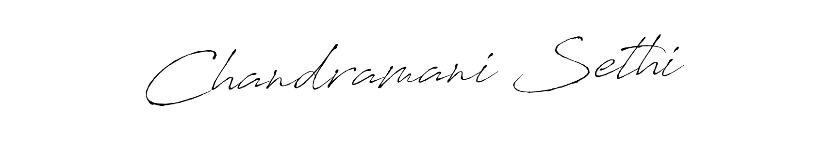 Chandramani Sethi stylish signature style. Best Handwritten Sign (Antro_Vectra) for my name. Handwritten Signature Collection Ideas for my name Chandramani Sethi. Chandramani Sethi signature style 6 images and pictures png