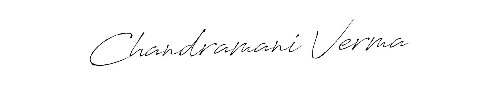 You should practise on your own different ways (Antro_Vectra) to write your name (Chandramani Verma) in signature. don't let someone else do it for you. Chandramani Verma signature style 6 images and pictures png