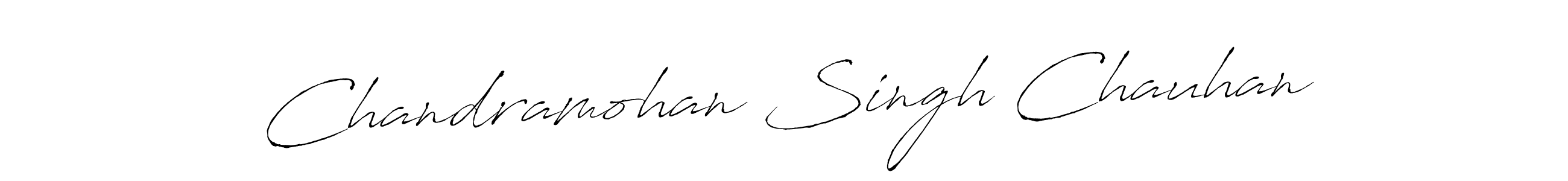 Also we have Chandramohan Singh Chauhan name is the best signature style. Create professional handwritten signature collection using Antro_Vectra autograph style. Chandramohan Singh Chauhan signature style 6 images and pictures png