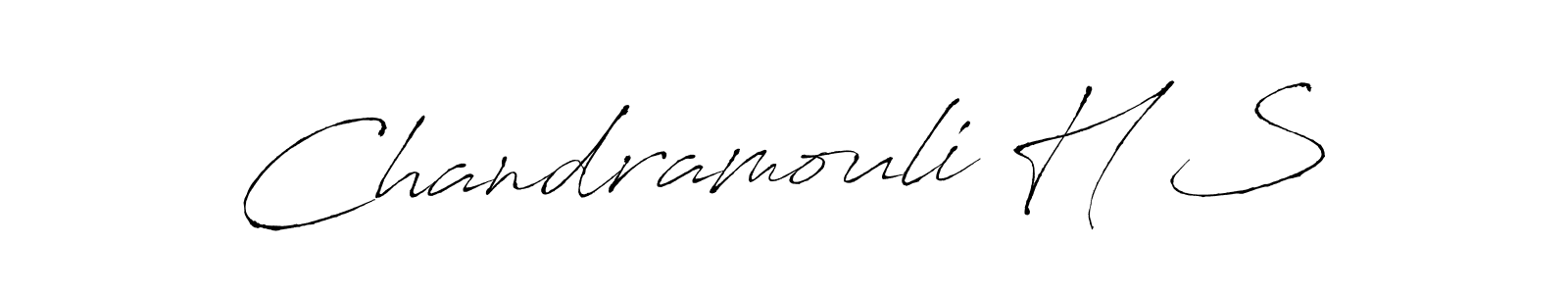 Chandramouli H S stylish signature style. Best Handwritten Sign (Antro_Vectra) for my name. Handwritten Signature Collection Ideas for my name Chandramouli H S. Chandramouli H S signature style 6 images and pictures png