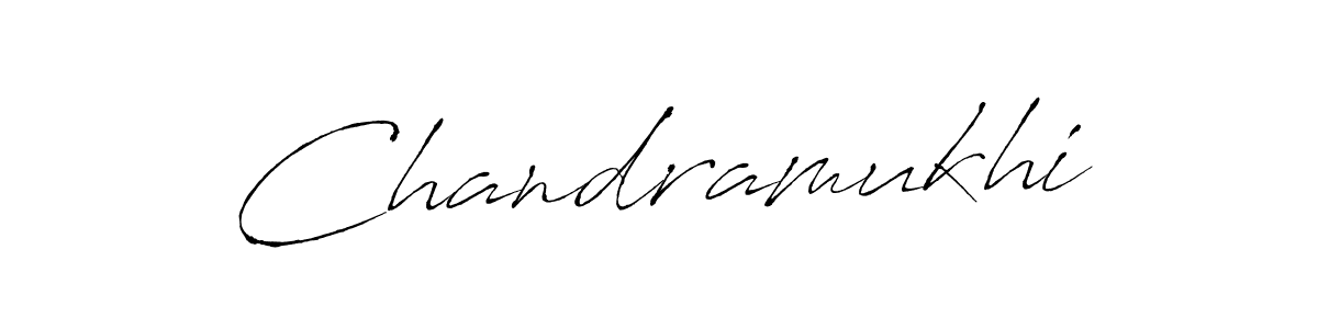 Use a signature maker to create a handwritten signature online. With this signature software, you can design (Antro_Vectra) your own signature for name Chandramukhi. Chandramukhi signature style 6 images and pictures png