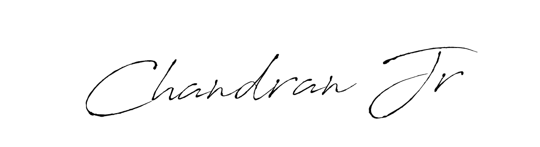 You should practise on your own different ways (Antro_Vectra) to write your name (Chandran Jr) in signature. don't let someone else do it for you. Chandran Jr signature style 6 images and pictures png