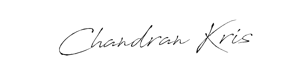 Design your own signature with our free online signature maker. With this signature software, you can create a handwritten (Antro_Vectra) signature for name Chandran Kris. Chandran Kris signature style 6 images and pictures png