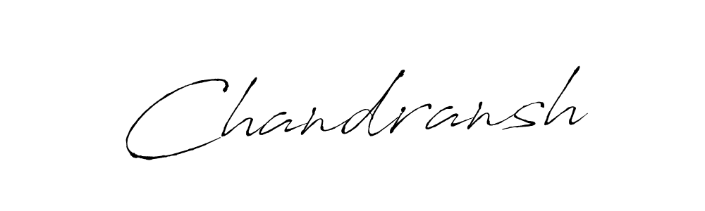 Use a signature maker to create a handwritten signature online. With this signature software, you can design (Antro_Vectra) your own signature for name Chandransh. Chandransh signature style 6 images and pictures png