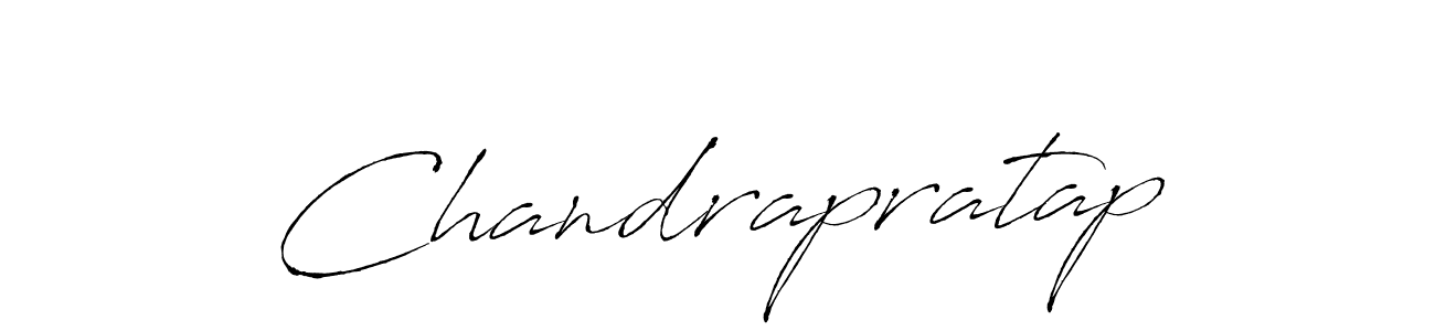 Create a beautiful signature design for name Chandrapratap. With this signature (Antro_Vectra) fonts, you can make a handwritten signature for free. Chandrapratap signature style 6 images and pictures png