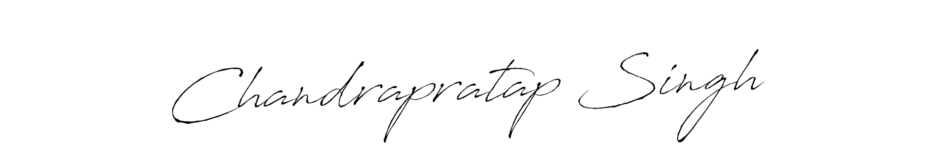 Antro_Vectra is a professional signature style that is perfect for those who want to add a touch of class to their signature. It is also a great choice for those who want to make their signature more unique. Get Chandrapratap Singh name to fancy signature for free. Chandrapratap Singh signature style 6 images and pictures png