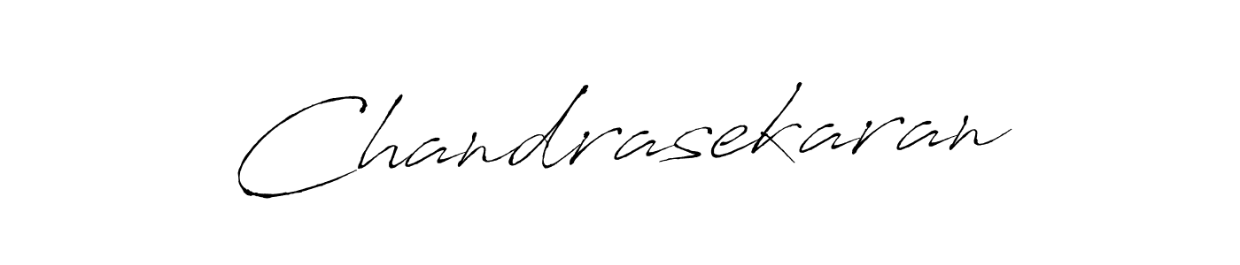 Make a beautiful signature design for name Chandrasekaran. With this signature (Antro_Vectra) style, you can create a handwritten signature for free. Chandrasekaran signature style 6 images and pictures png