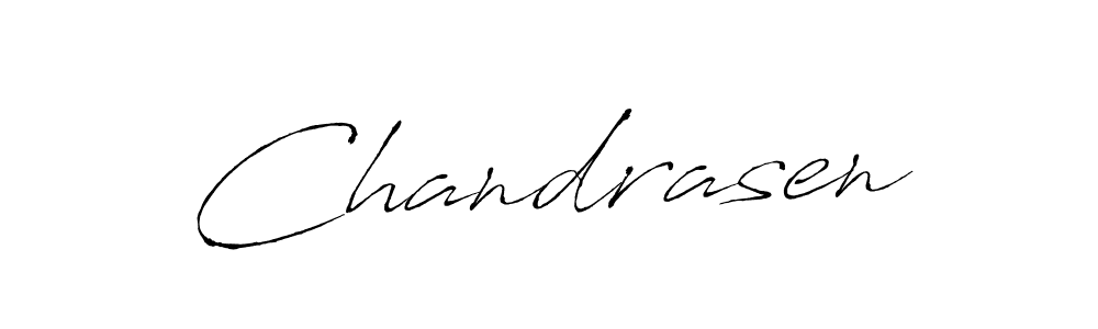 How to make Chandrasen name signature. Use Antro_Vectra style for creating short signs online. This is the latest handwritten sign. Chandrasen signature style 6 images and pictures png