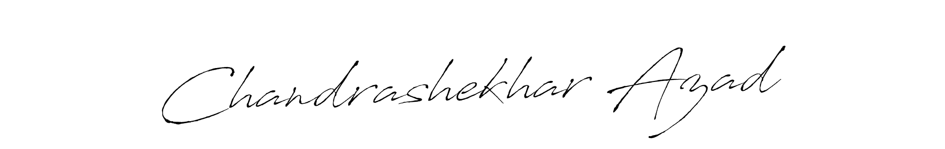 How to make Chandrashekhar Azad name signature. Use Antro_Vectra style for creating short signs online. This is the latest handwritten sign. Chandrashekhar Azad signature style 6 images and pictures png