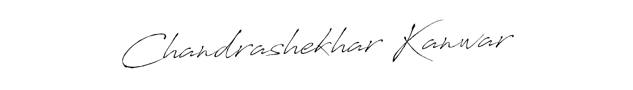 How to make Chandrashekhar Kanwar name signature. Use Antro_Vectra style for creating short signs online. This is the latest handwritten sign. Chandrashekhar Kanwar signature style 6 images and pictures png