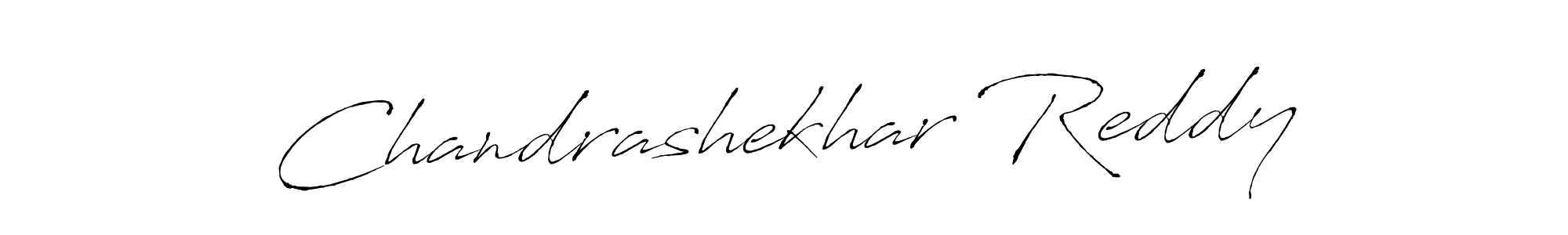 How to make Chandrashekhar Reddy name signature. Use Antro_Vectra style for creating short signs online. This is the latest handwritten sign. Chandrashekhar Reddy signature style 6 images and pictures png