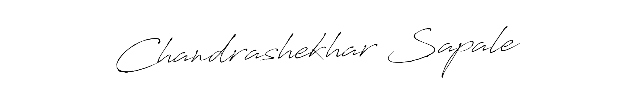 Chandrashekhar Sapale stylish signature style. Best Handwritten Sign (Antro_Vectra) for my name. Handwritten Signature Collection Ideas for my name Chandrashekhar Sapale. Chandrashekhar Sapale signature style 6 images and pictures png