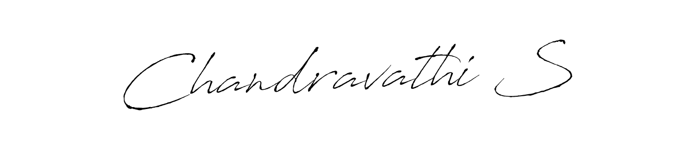 Use a signature maker to create a handwritten signature online. With this signature software, you can design (Antro_Vectra) your own signature for name Chandravathi S. Chandravathi S signature style 6 images and pictures png