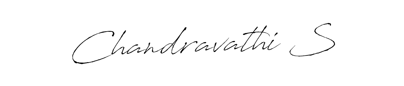 How to make Chandravathi S signature? Antro_Vectra is a professional autograph style. Create handwritten signature for Chandravathi S name. Chandravathi S signature style 6 images and pictures png