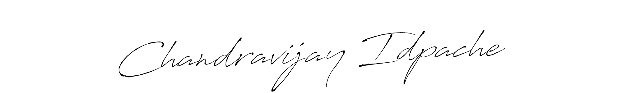 Make a beautiful signature design for name Chandravijay Idpache. Use this online signature maker to create a handwritten signature for free. Chandravijay Idpache signature style 6 images and pictures png