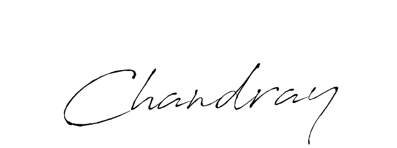 Use a signature maker to create a handwritten signature online. With this signature software, you can design (Antro_Vectra) your own signature for name Chandray. Chandray signature style 6 images and pictures png