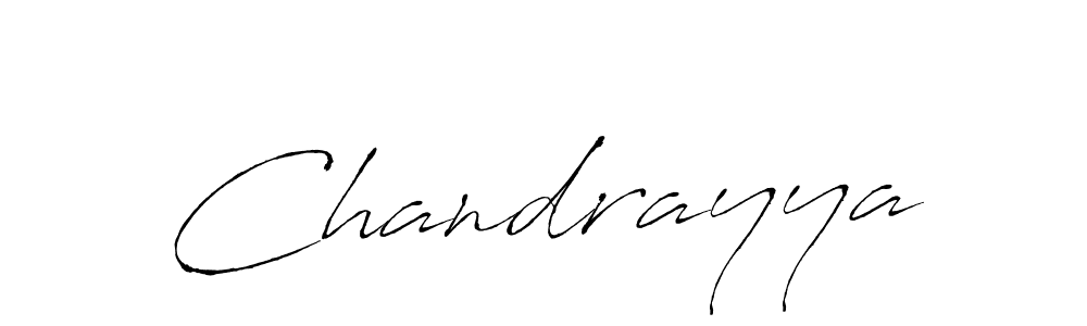 How to make Chandrayya signature? Antro_Vectra is a professional autograph style. Create handwritten signature for Chandrayya name. Chandrayya signature style 6 images and pictures png