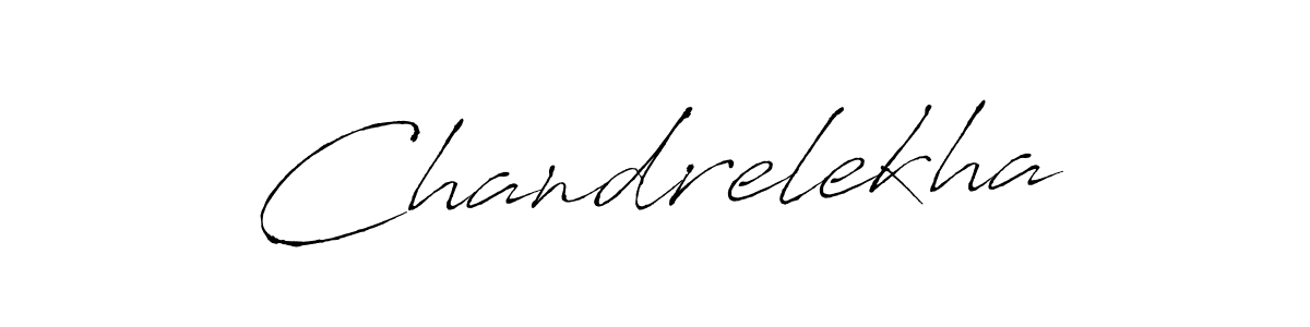 Design your own signature with our free online signature maker. With this signature software, you can create a handwritten (Antro_Vectra) signature for name Chandrelekha. Chandrelekha signature style 6 images and pictures png