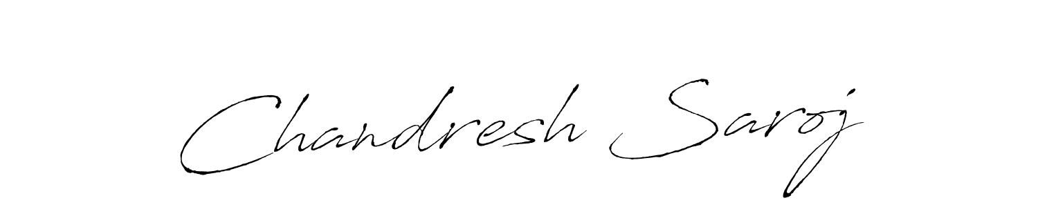 Design your own signature with our free online signature maker. With this signature software, you can create a handwritten (Antro_Vectra) signature for name Chandresh Saroj. Chandresh Saroj signature style 6 images and pictures png