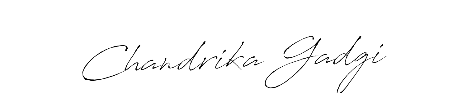 Use a signature maker to create a handwritten signature online. With this signature software, you can design (Antro_Vectra) your own signature for name Chandrika Gadgi. Chandrika Gadgi signature style 6 images and pictures png