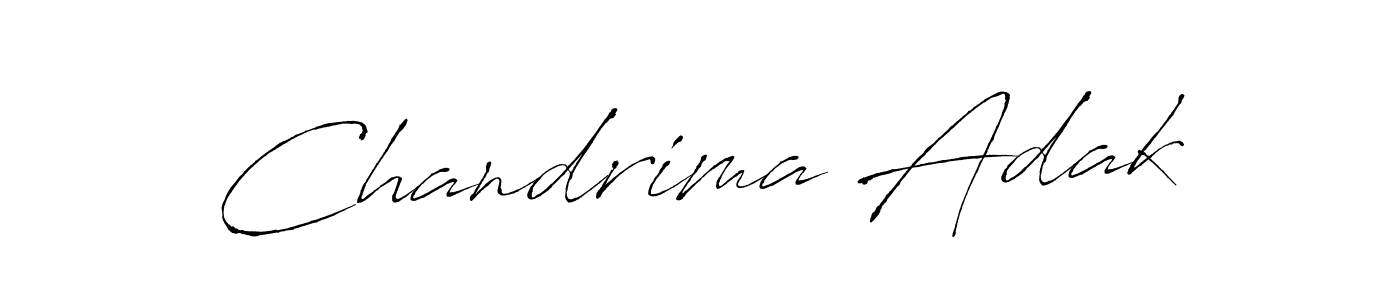 The best way (Antro_Vectra) to make a short signature is to pick only two or three words in your name. The name Chandrima Adak include a total of six letters. For converting this name. Chandrima Adak signature style 6 images and pictures png