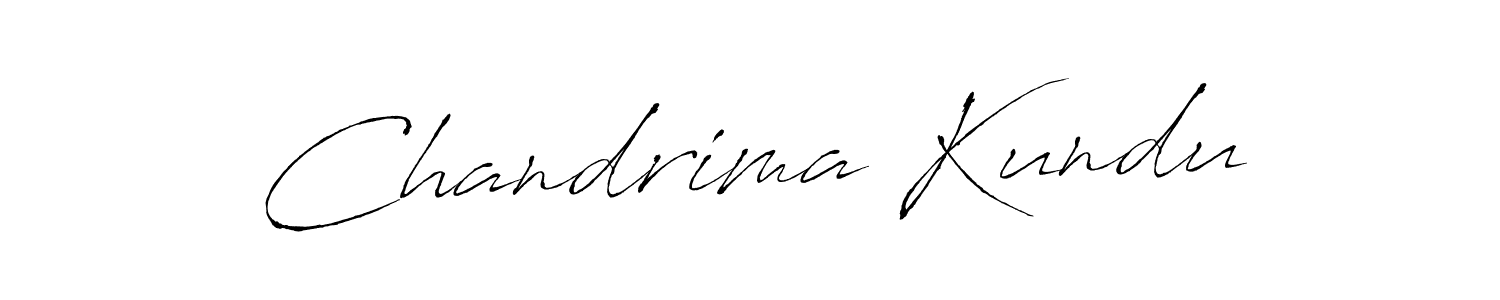 How to make Chandrima Kundu signature? Antro_Vectra is a professional autograph style. Create handwritten signature for Chandrima Kundu name. Chandrima Kundu signature style 6 images and pictures png