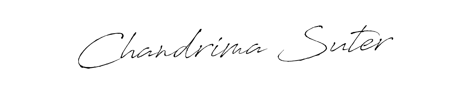 It looks lik you need a new signature style for name Chandrima Suter. Design unique handwritten (Antro_Vectra) signature with our free signature maker in just a few clicks. Chandrima Suter signature style 6 images and pictures png