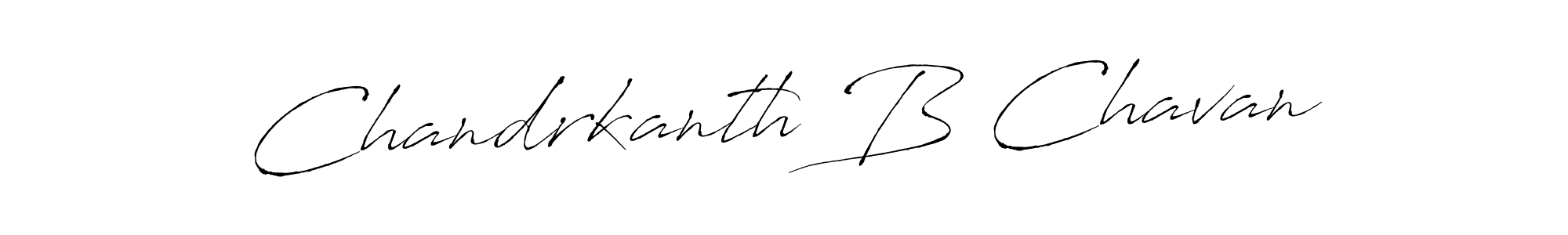 Use a signature maker to create a handwritten signature online. With this signature software, you can design (Antro_Vectra) your own signature for name Chandrkanth B Chavan. Chandrkanth B Chavan signature style 6 images and pictures png