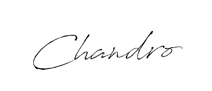 Create a beautiful signature design for name Chandro. With this signature (Antro_Vectra) fonts, you can make a handwritten signature for free. Chandro signature style 6 images and pictures png