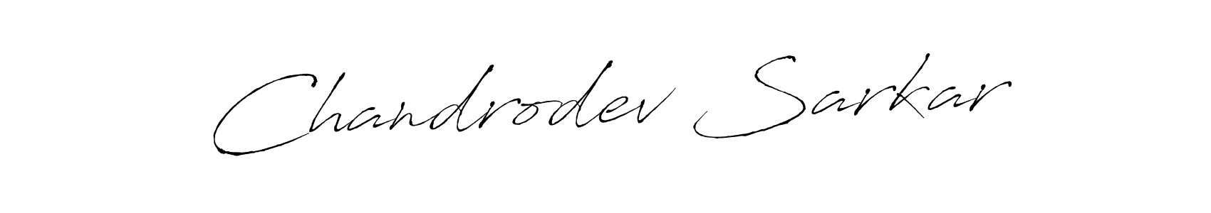 Create a beautiful signature design for name Chandrodev Sarkar. With this signature (Antro_Vectra) fonts, you can make a handwritten signature for free. Chandrodev Sarkar signature style 6 images and pictures png