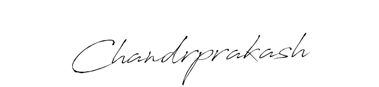 Make a beautiful signature design for name Chandrprakash. With this signature (Antro_Vectra) style, you can create a handwritten signature for free. Chandrprakash signature style 6 images and pictures png