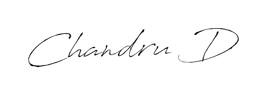 Similarly Antro_Vectra is the best handwritten signature design. Signature creator online .You can use it as an online autograph creator for name Chandru D. Chandru D signature style 6 images and pictures png