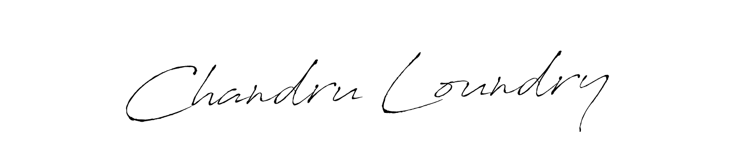 See photos of Chandru Loundry official signature by Spectra . Check more albums & portfolios. Read reviews & check more about Antro_Vectra font. Chandru Loundry signature style 6 images and pictures png