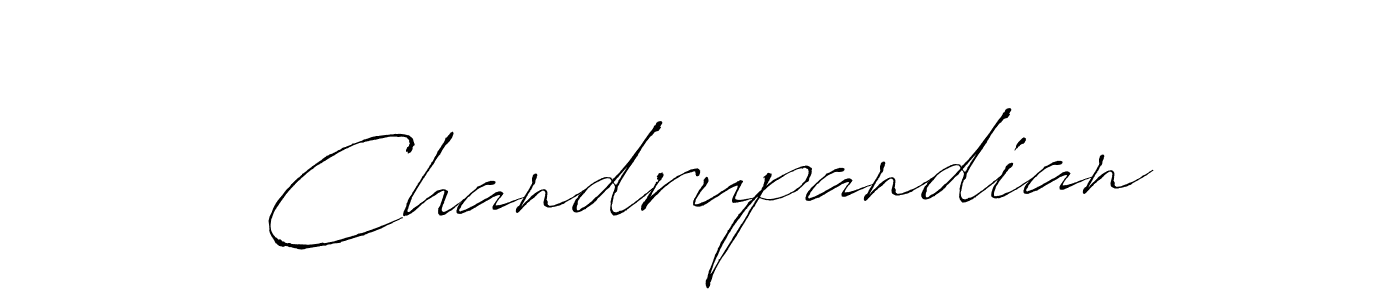 Create a beautiful signature design for name Chandrupandian. With this signature (Antro_Vectra) fonts, you can make a handwritten signature for free. Chandrupandian signature style 6 images and pictures png