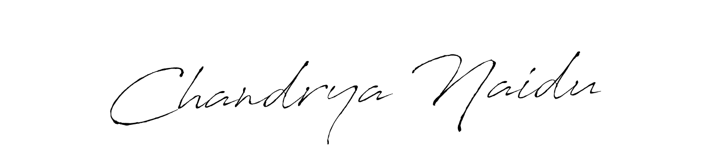 Antro_Vectra is a professional signature style that is perfect for those who want to add a touch of class to their signature. It is also a great choice for those who want to make their signature more unique. Get Chandrya Naidu name to fancy signature for free. Chandrya Naidu signature style 6 images and pictures png