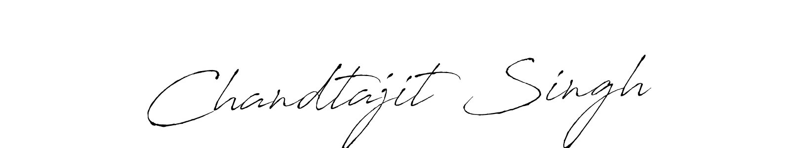 Make a beautiful signature design for name Chandtajit Singh. With this signature (Antro_Vectra) style, you can create a handwritten signature for free. Chandtajit Singh signature style 6 images and pictures png