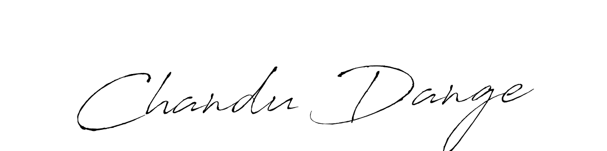 Use a signature maker to create a handwritten signature online. With this signature software, you can design (Antro_Vectra) your own signature for name Chandu Dange. Chandu Dange signature style 6 images and pictures png