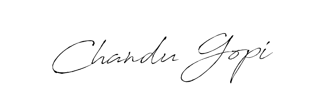 How to make Chandu Gopi name signature. Use Antro_Vectra style for creating short signs online. This is the latest handwritten sign. Chandu Gopi signature style 6 images and pictures png