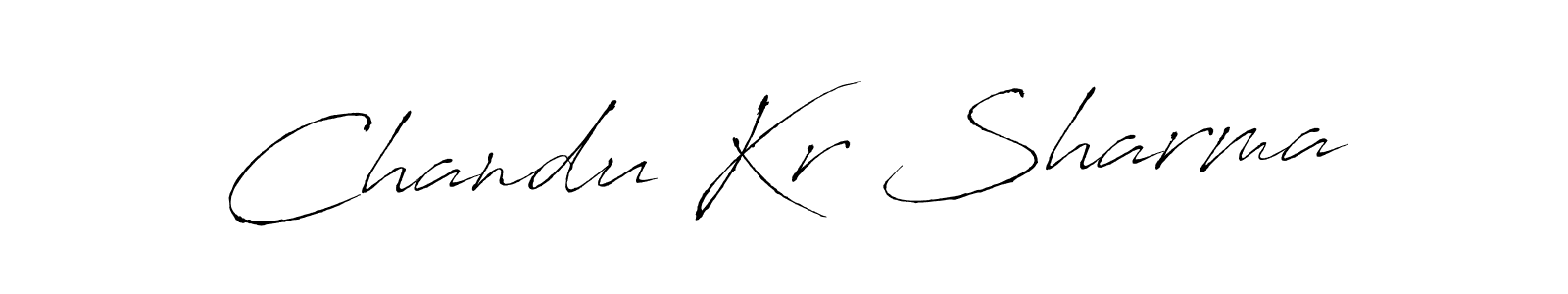 Chandu Kr Sharma stylish signature style. Best Handwritten Sign (Antro_Vectra) for my name. Handwritten Signature Collection Ideas for my name Chandu Kr Sharma. Chandu Kr Sharma signature style 6 images and pictures png