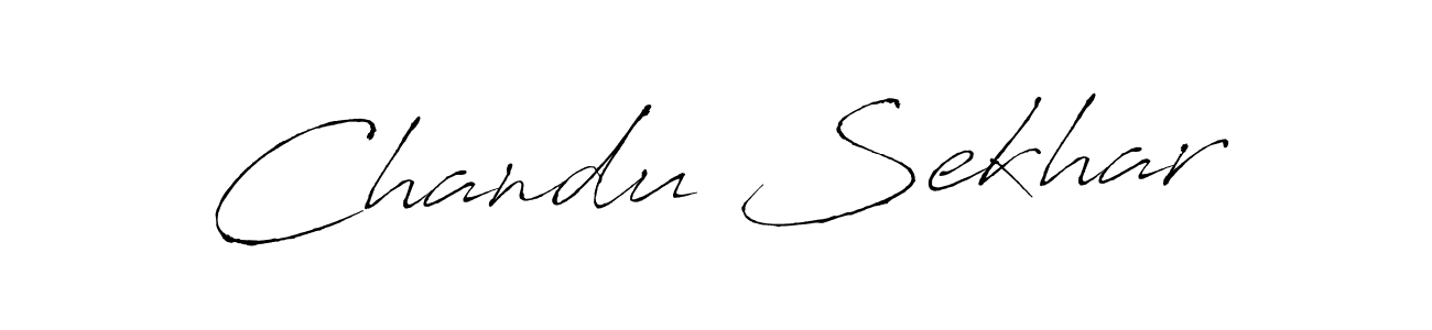 Chandu Sekhar stylish signature style. Best Handwritten Sign (Antro_Vectra) for my name. Handwritten Signature Collection Ideas for my name Chandu Sekhar. Chandu Sekhar signature style 6 images and pictures png