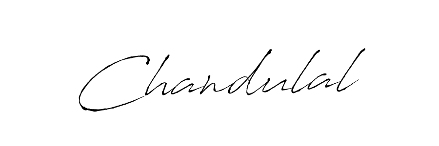 Create a beautiful signature design for name Chandulal. With this signature (Antro_Vectra) fonts, you can make a handwritten signature for free. Chandulal signature style 6 images and pictures png