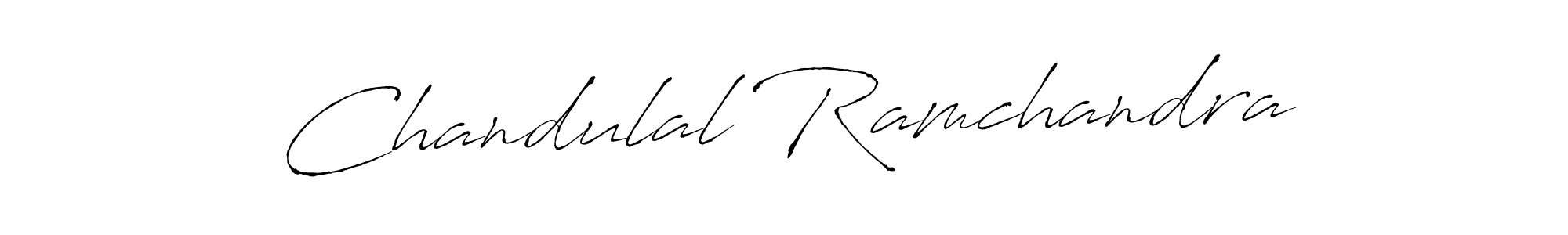 Design your own signature with our free online signature maker. With this signature software, you can create a handwritten (Antro_Vectra) signature for name Chandulal Ramchandra. Chandulal Ramchandra signature style 6 images and pictures png